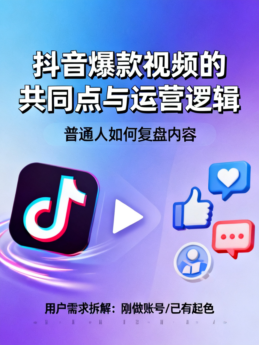 抖音爆款视频有哪些特点？