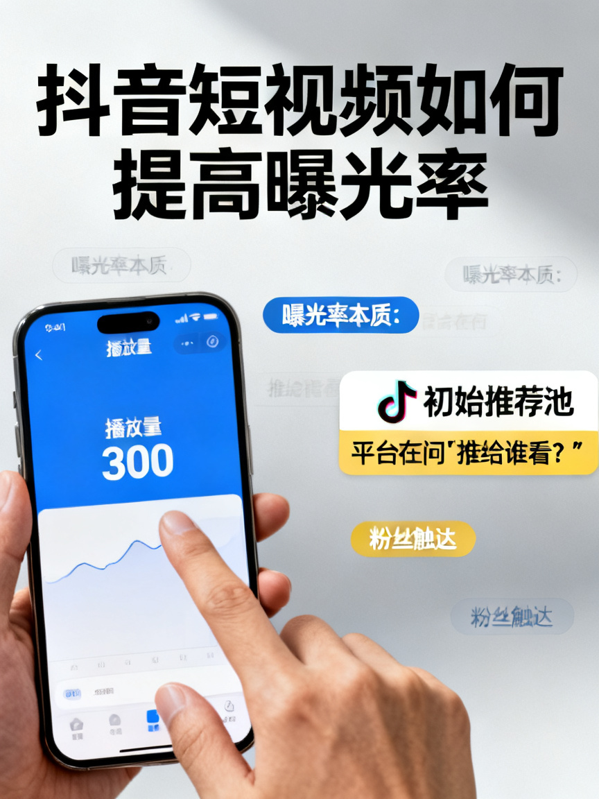 抖音短视频如何提高曝光率？