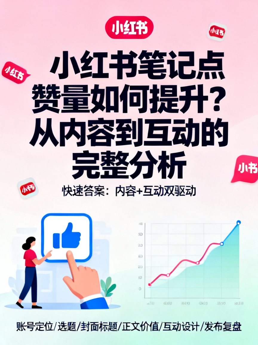 小红书笔记点赞量如何提升？从内容到互动的完整分析